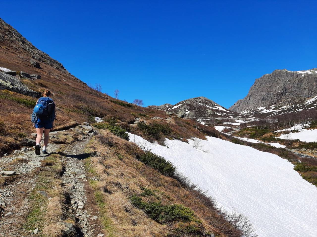 Anmarsjen er en fin gåtur i seg selv. Foto: Lisa Kvålshaugen Bjærum