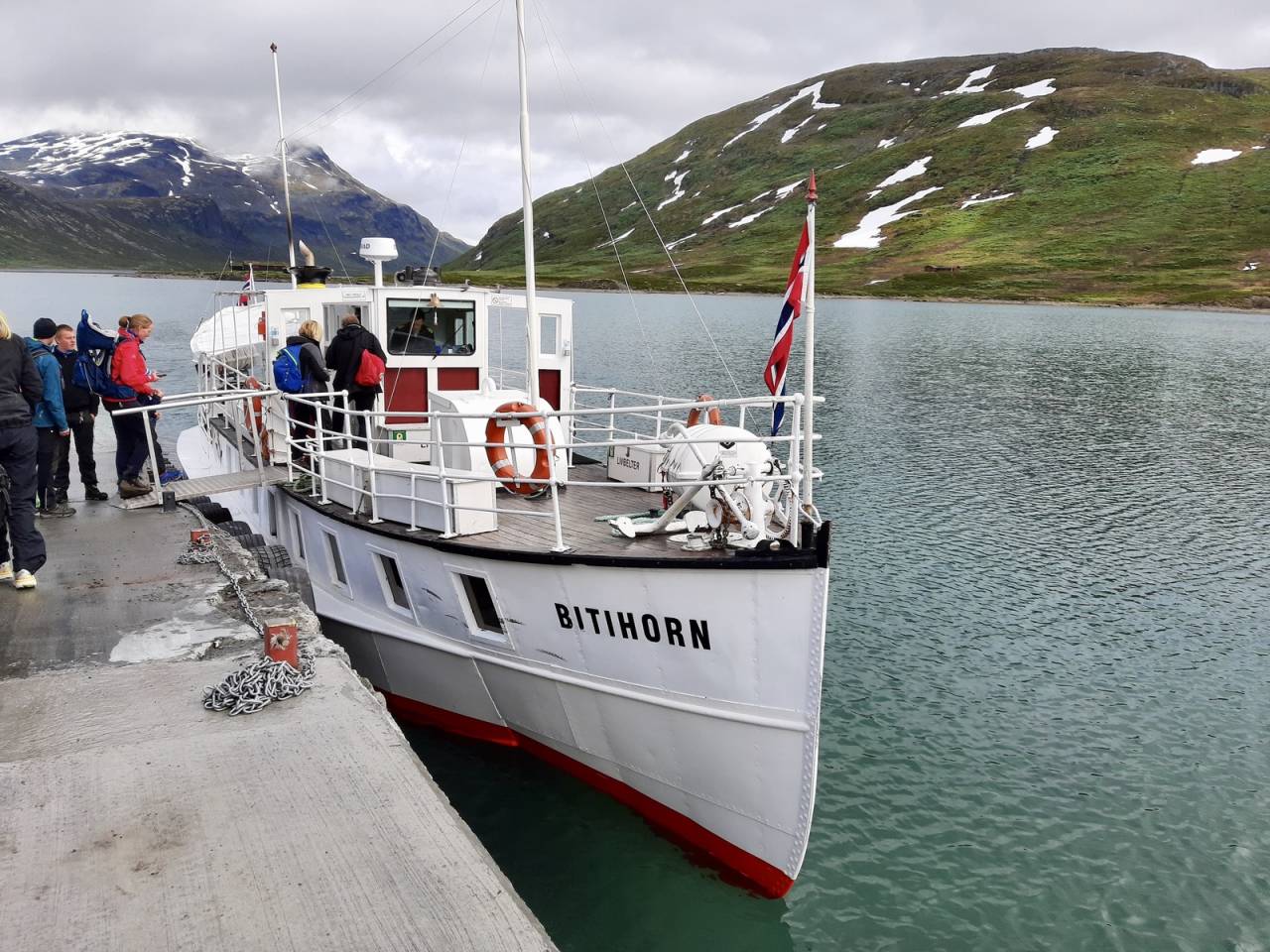 Båten Bitihorn. Foto: Lisa Kvålshaugen Bjærum