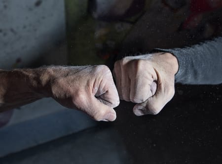 På Klatreverket møtes en gjeng unge 70- og 80-åringer flere ganger i uken. Foto: Hanna Jordan