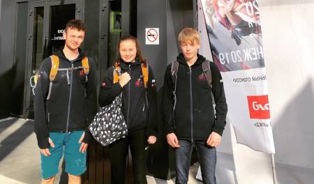 Den norske troppen på plass i Russland for EM i led og speed. Foto: Nicki Horak