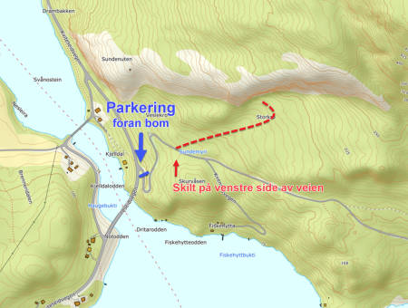Parkering og anmarsj