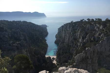 Utsikt: Calanque en Vau med Pointe Castelvieil til høgre. Foto: Øystein Dahl
