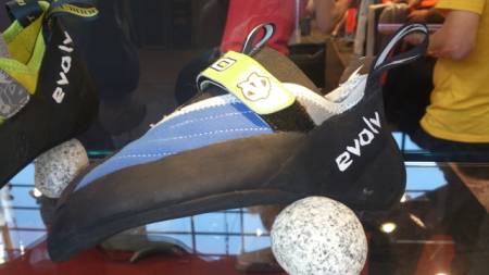 Chris Sharma er garantisten for Evolvs spisskvaliteter. Dette er hans nye signaturmodell for bratt klatring.