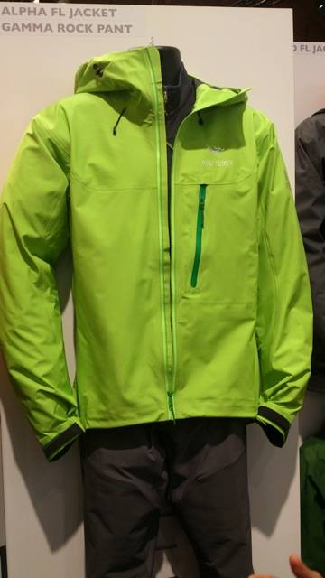 Lett klatrejakke i Gore-tex Pro Shell fra Arc´teryx.