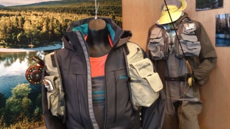 Til glede for den voksende gruppen av klatrende fluefiskere med god økonomi, bringer vi dette bildet fra Patagonias stand.