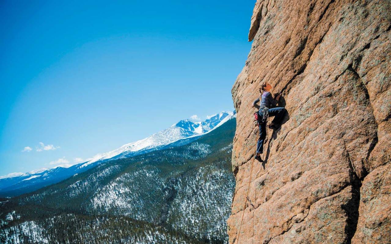 PÅ BLIKK: Rannveig Aamodt onsighter i Colorado, USA. Foto: Nathan Welton