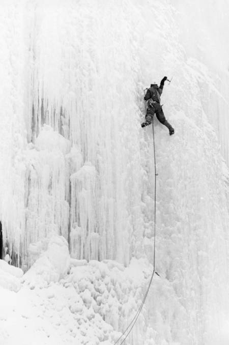 Jon Gangdal på Tuvfossen i 1980. Foto: Lars Cronlund