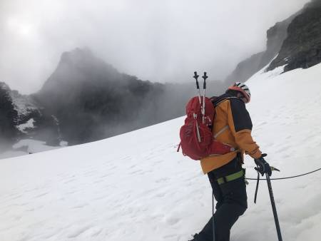 Nesten på innsteget til Pionerruta. Foto: Sebastian Namork