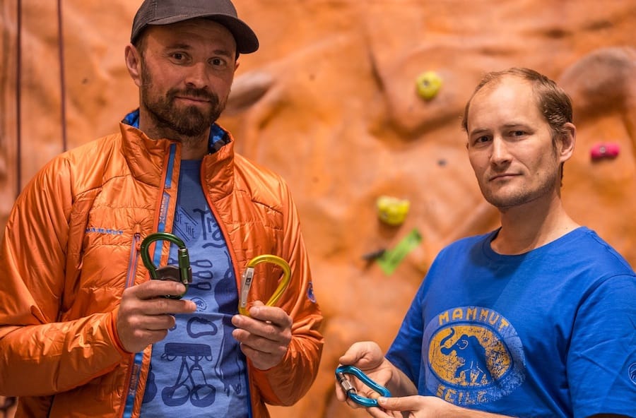 I Klatreskolens første del handler det om topptauing, og vi har med oss Nikolai Kolstad (til høyre), som er medlem i Sikkerhetskomiteen i Klatreforbundet. Foto: Christian Nerdrum