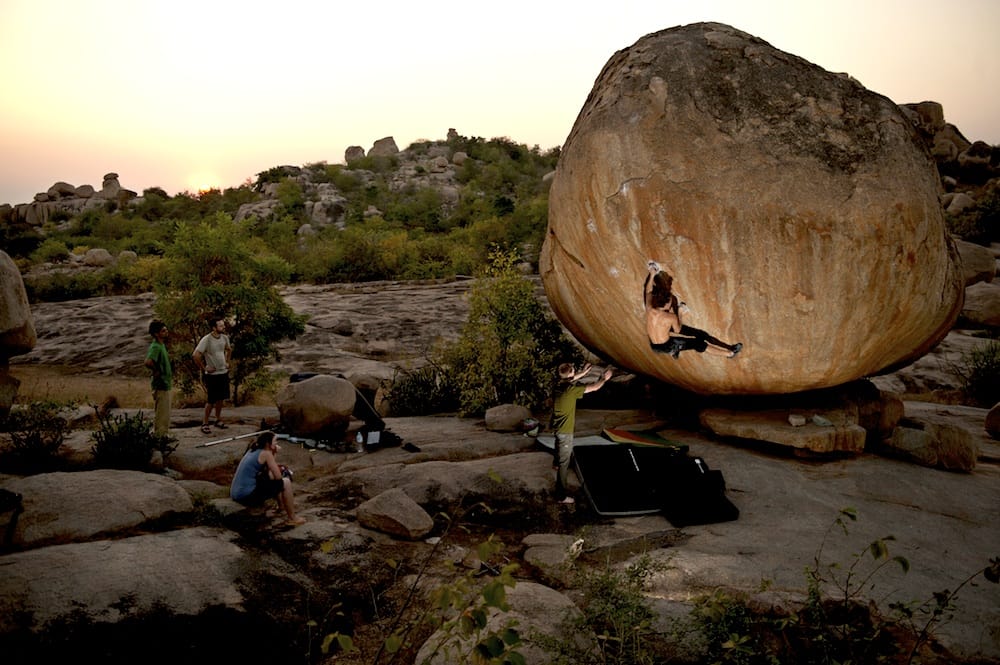 Eivind Wang på Middle Way (8A). Foto: Dag Hagen