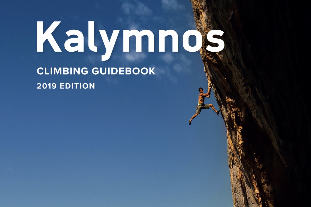 Den kommende lokale guiden til Kalymnos. Forfatter mener at Rockfax har kopiert deler av tidligere førerverk.