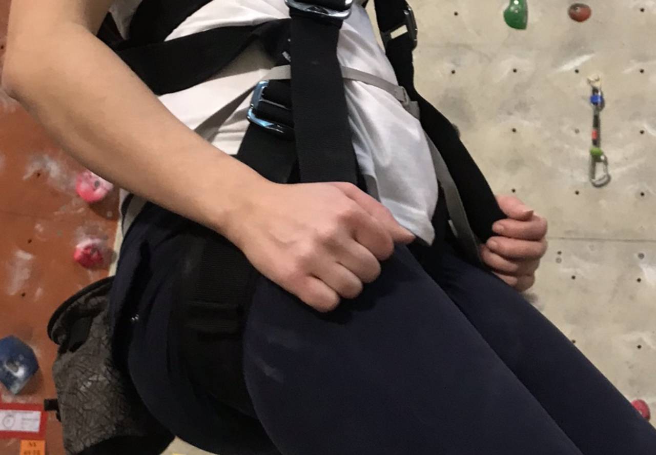 Mange kvinner ønsker å fortsette å klatre etter at de har blitt gravide. Da trengs en kroppssele.