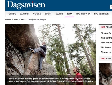 Faksimile fra Dagsavisen.no