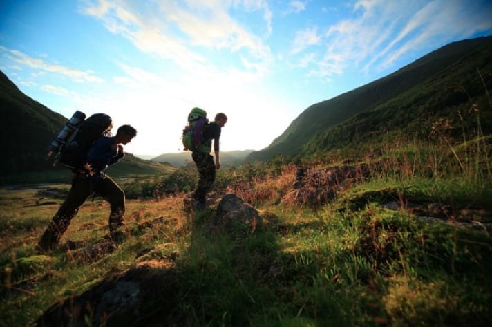 LETT SKODD: Sommertur til Bjørndalstraversen. Foto: Matti Bernitz